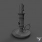 Candlestick with a handle brass Alberti Livio & C (art. AL-82-342)